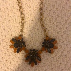 J Crew brown and black necklace